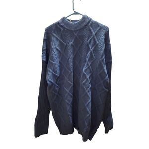 Aelfric Eden Blue Cable Knit Sweater